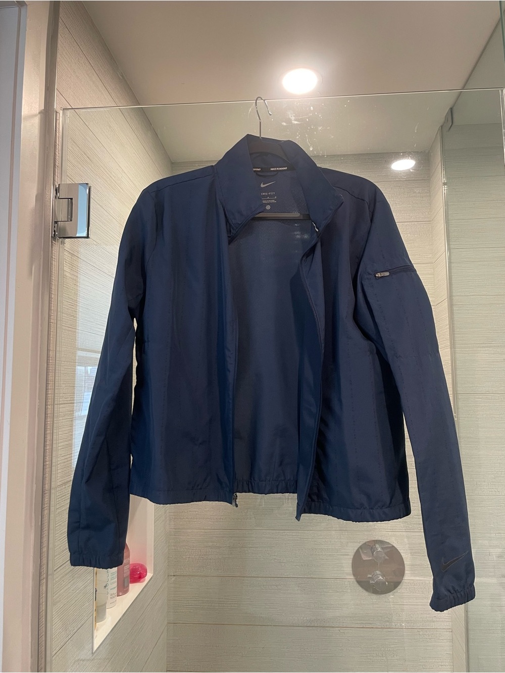 Nike Navy Lightweight Shirt Jacket